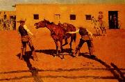 Frederick Remington His First Lesson oil painting picture wholesale